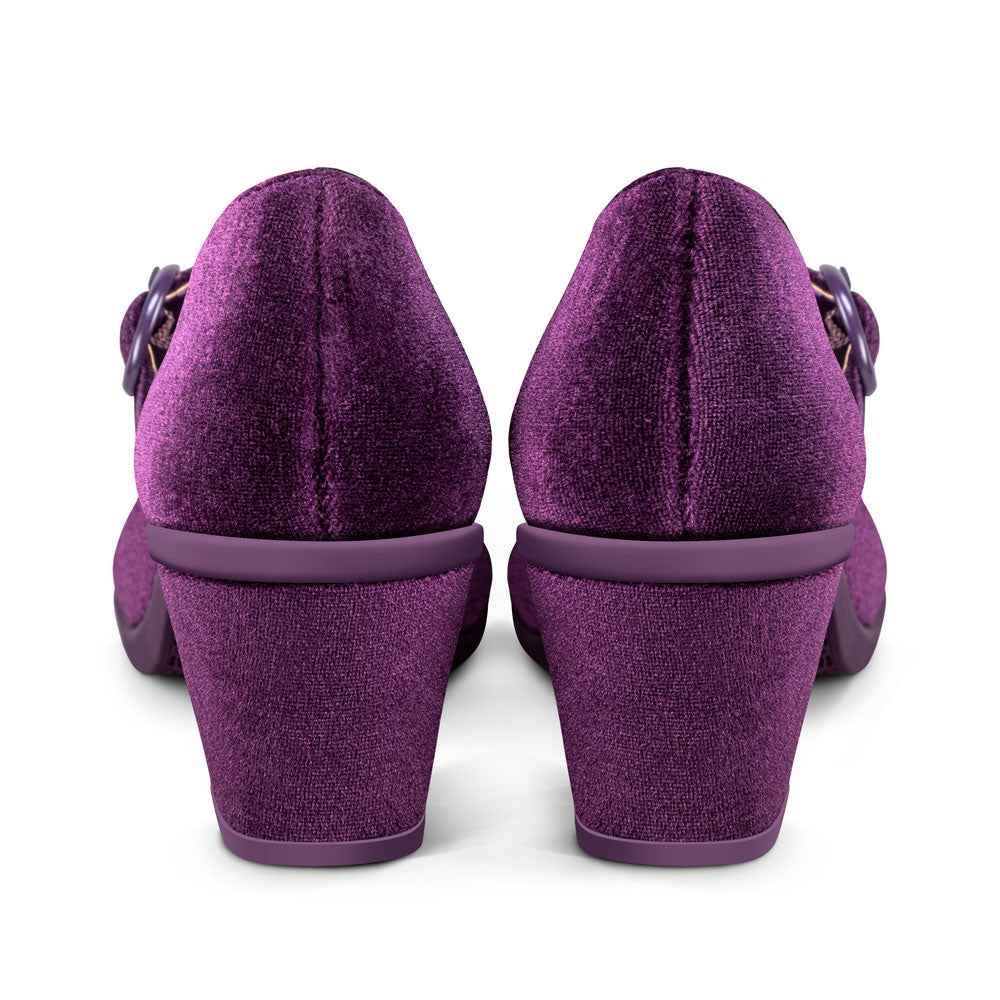 Plum Elixir Women's Mary Jane Mid Heels Mid Heels Hot Chocolate Design