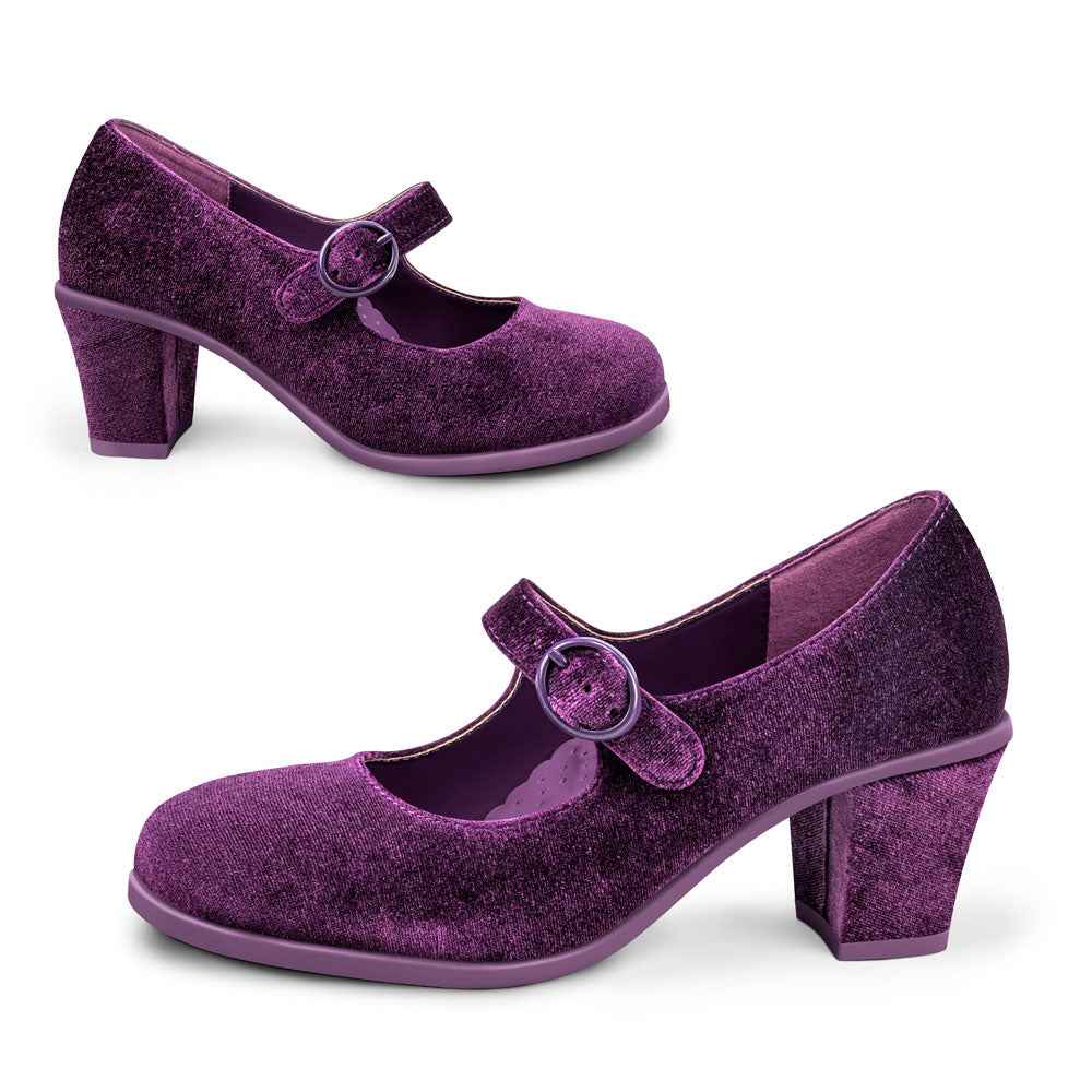 Plum Elixir Women's Mary Jane Mid Heels Mid Heels Hot Chocolate Design
