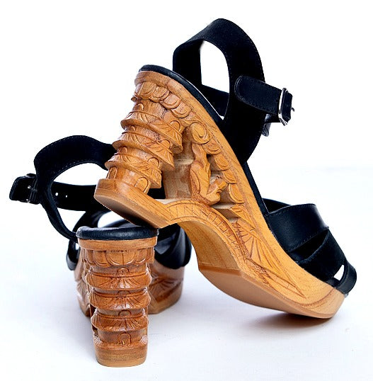 TEEK - The Pagoda - Black Suede Leather SHOES TEEK LLS