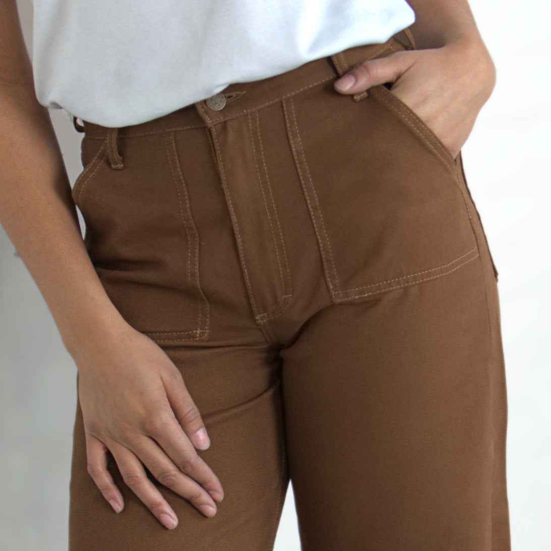 TEEK - Palazzo Pants - Brown PANTS TEEK DDA