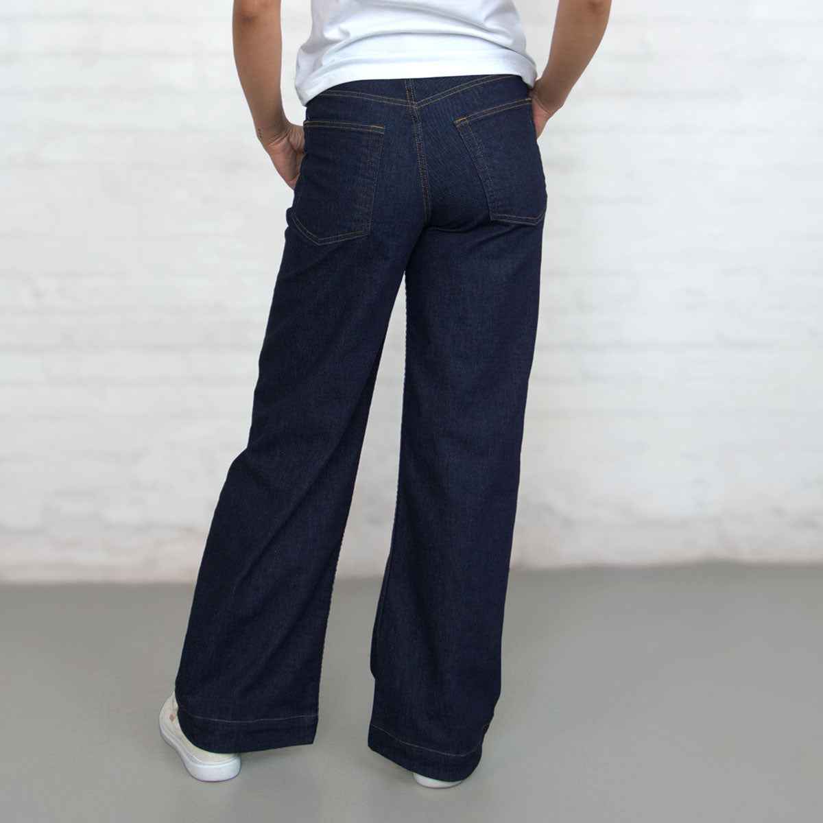 Palazzo - Dark Wash Stretch Jeans Dearborn Denim & Apparel