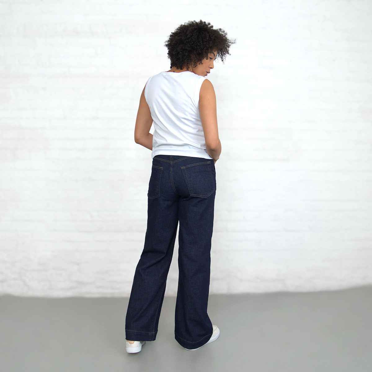 Palazzo - Dark Wash Stretch Jeans Dearborn Denim & Apparel