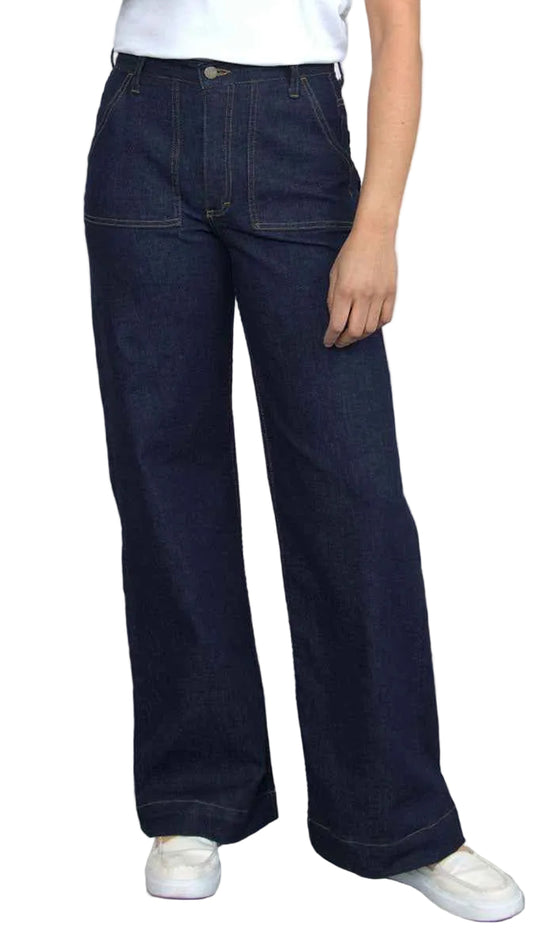 Palazzo - Dark Wash Stretch Jeans Dearborn Denim & Apparel