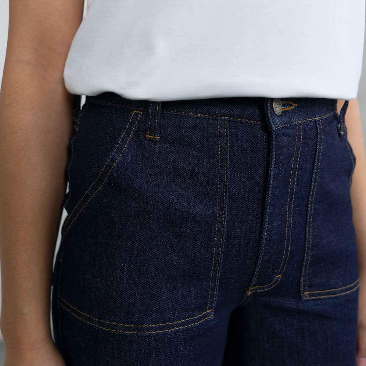 Palazzo - Dark Wash Stretch Jeans Dearborn Denim & Apparel