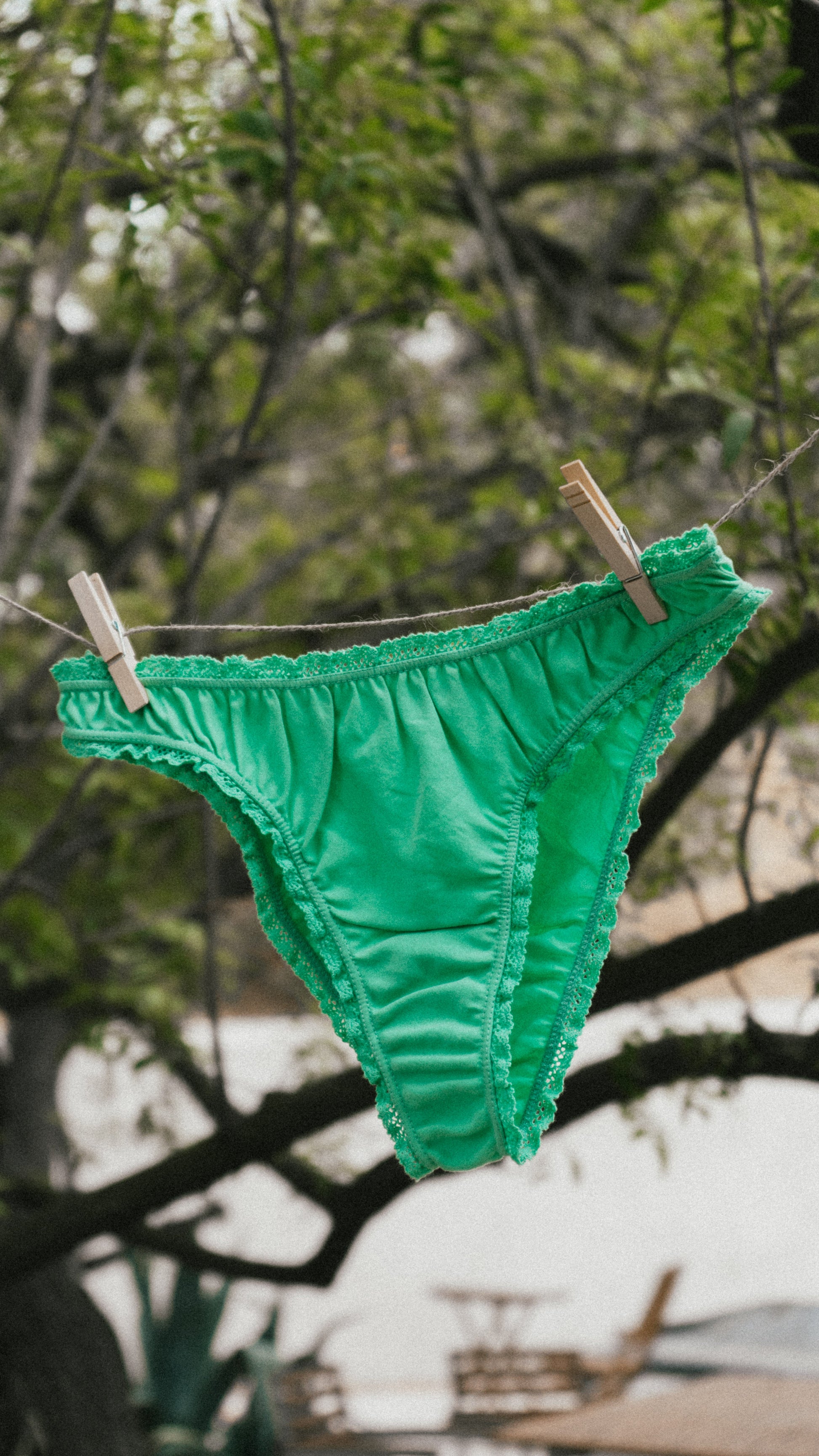 TEEK - Neptune Green Frilly Panties UNDERWEAR TEEK PNM
