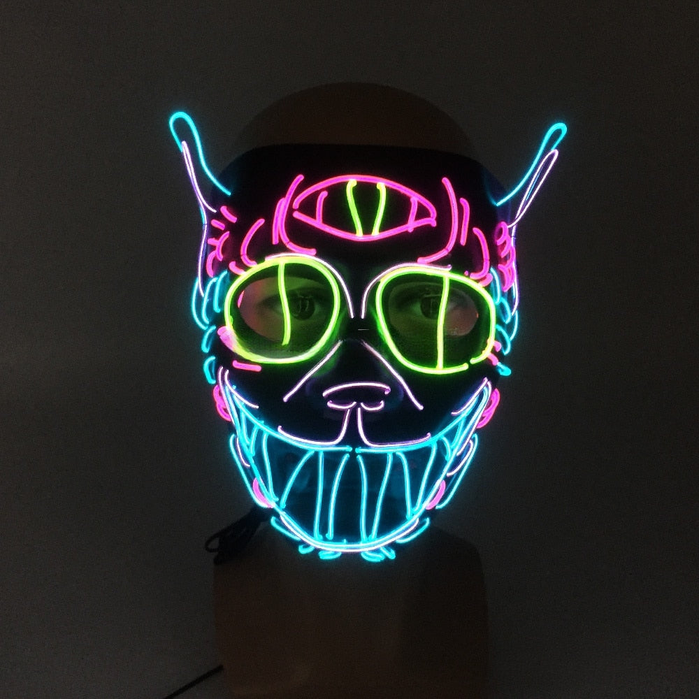 TEEK - Various LED Halloween Party Mask MASK theteekdotcom 14  