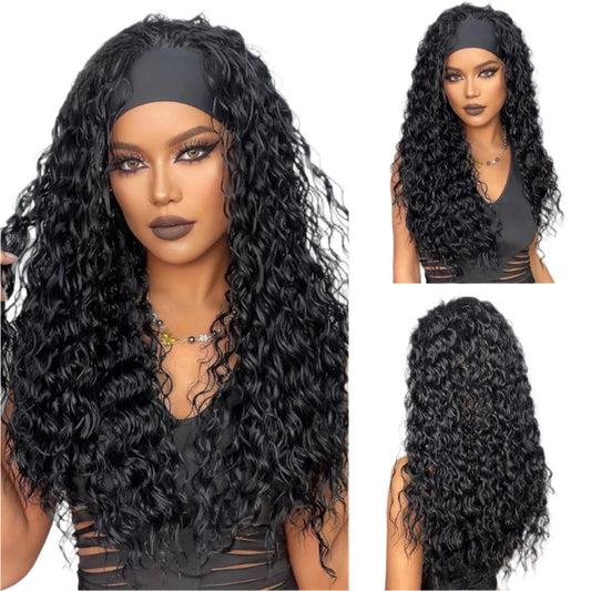 TEEK - Curly Headband Synthetic Wig HAIR theteekdotcom HB002-1