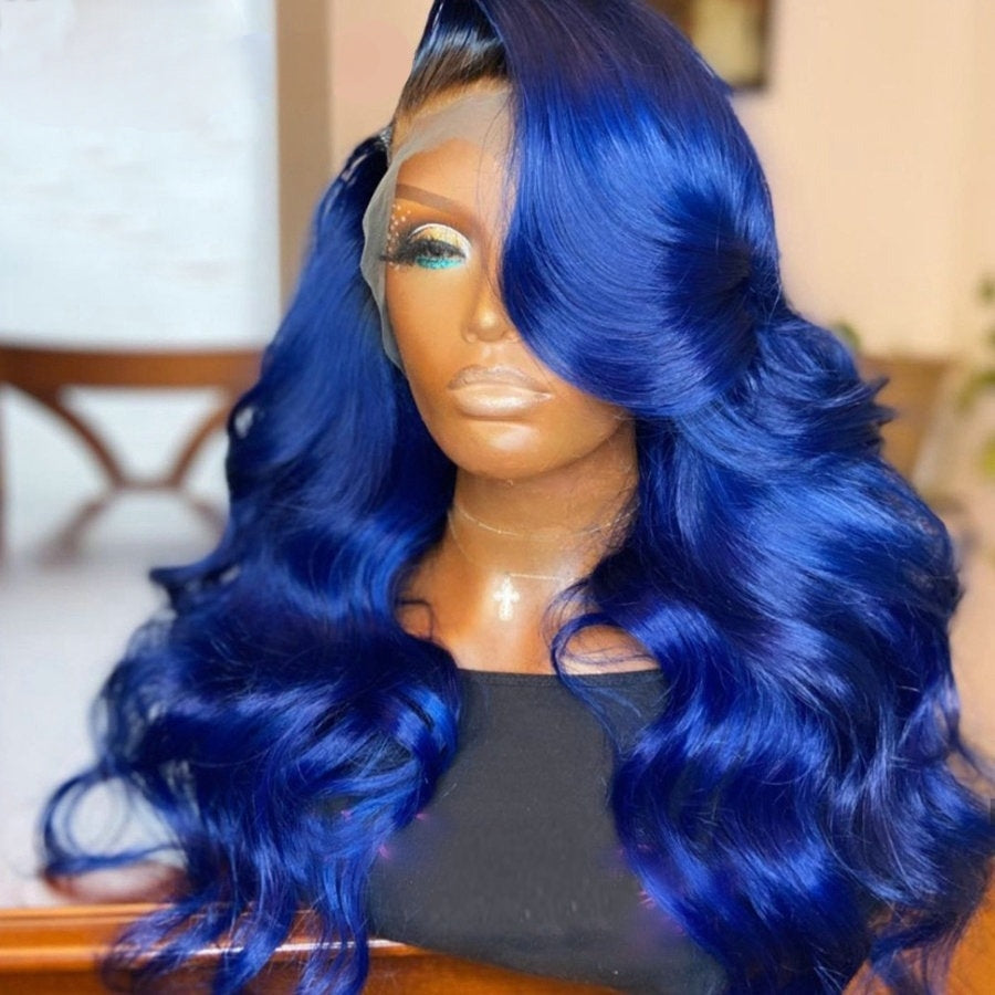 TEEK - Bluetiful Gradient Wavy Wig HAIR theteekdotcom 28inches 150% 13x4 Lace Frontal 