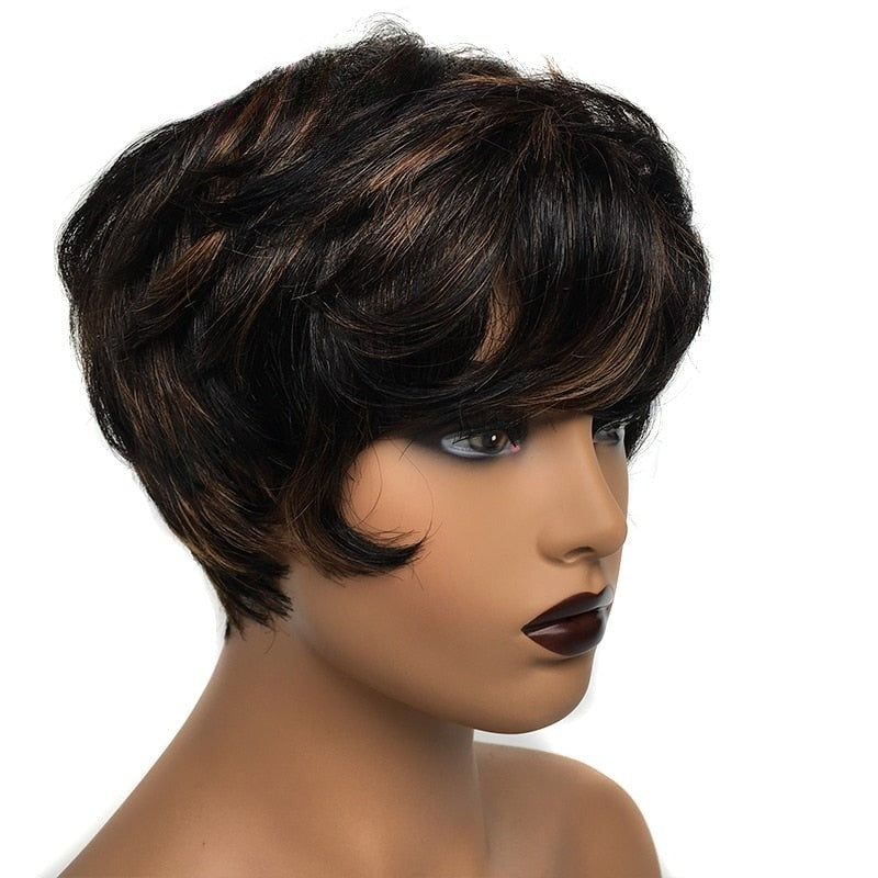 TEEK - Variety Brazilian Pixie Cut Wigs HAIR theteekdotcom P1B30 6 inches 150%