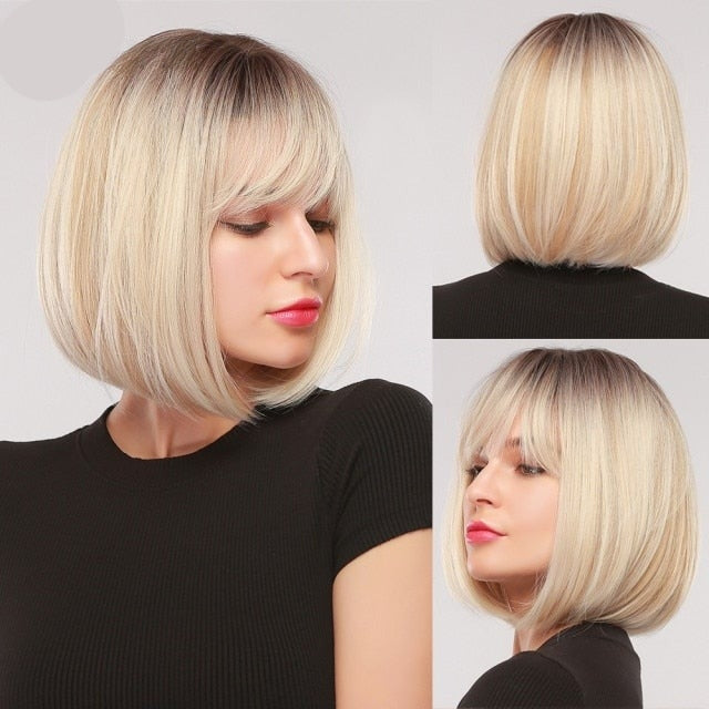 TEEK - Various Bobs and Highlights HAIR theteekdotcom Wig-ss176-1  