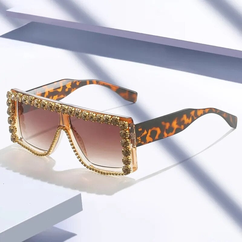 TEEK - Luxury Diamond Square Sunglasses EYEGLASSES theteekdotcom   