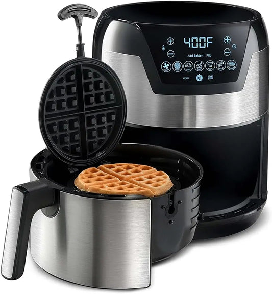 TEEK - 5Q Digital Air Fryer + Waffle Maker 2 in 1 HOME DECOR theteekdotcom   