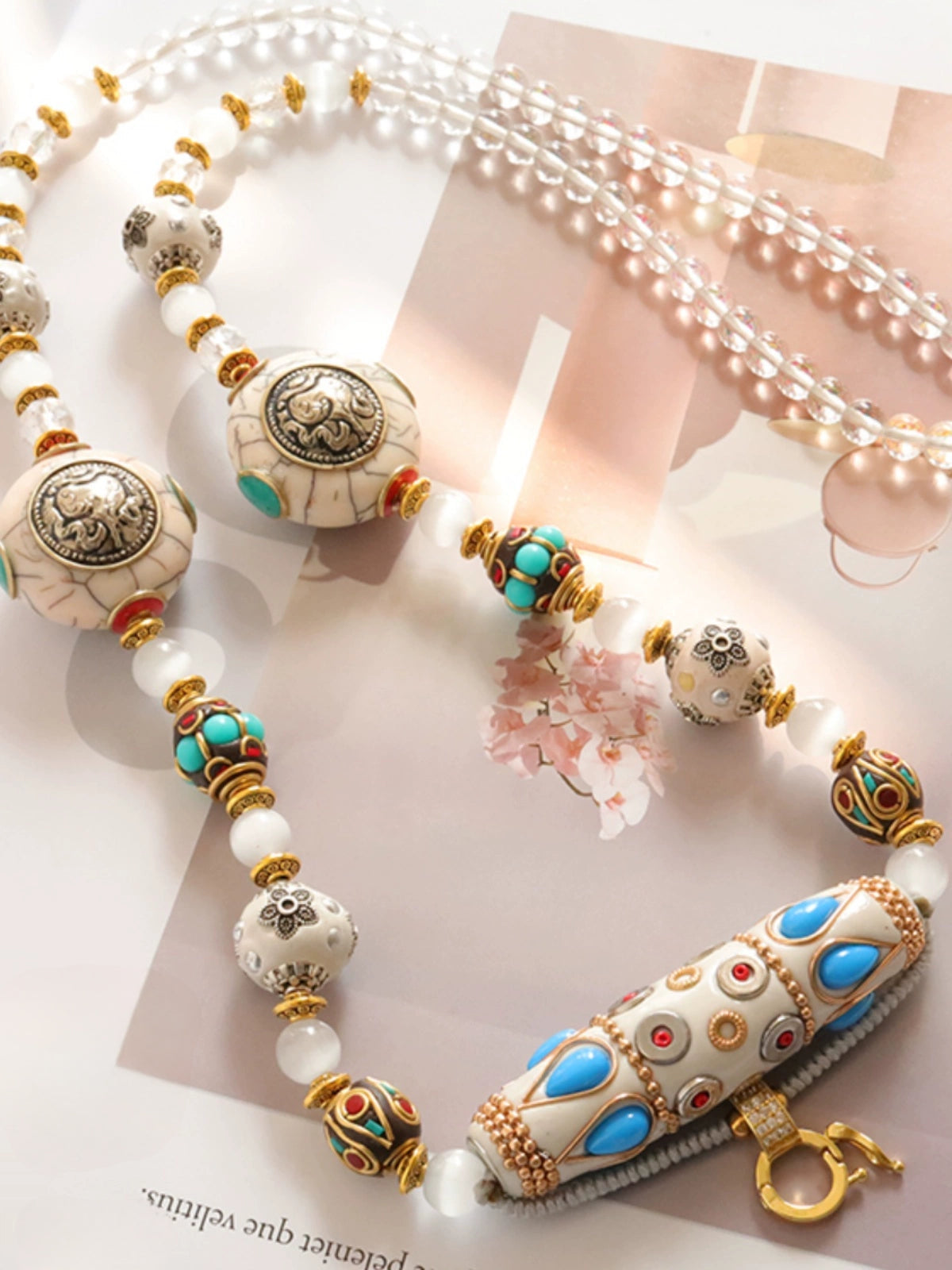 TEEK - Elegant Exotic Thai Amulet Necklace JEWELRY theteekdotcom   