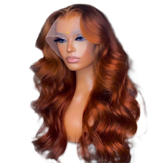 TEEK - HD Reddish Brown Lace Front Wig HAIR TEEK H 12INCHES|150 Density|13x4