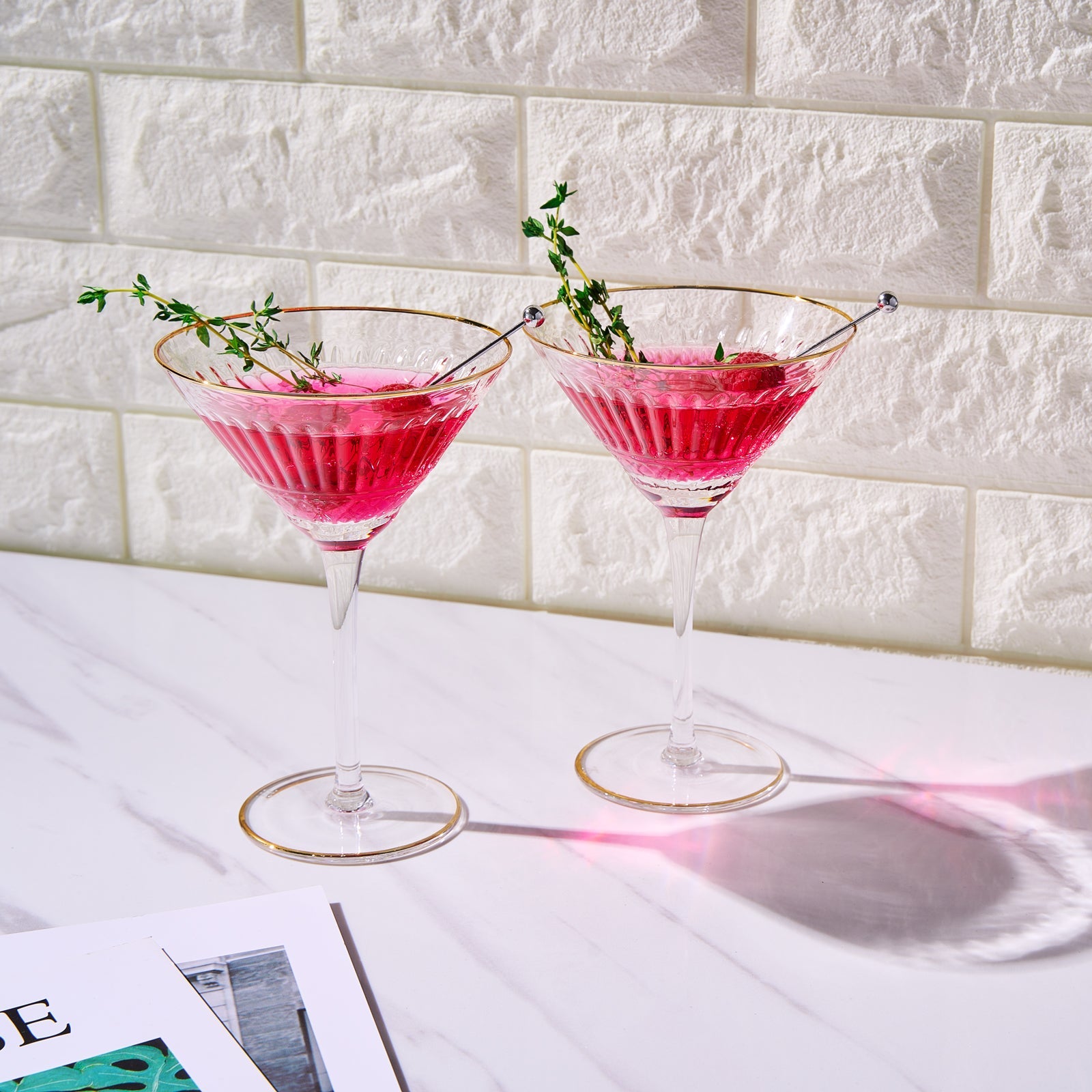 TEEK - Duomo Martini Cocktail Glassware Set HOME DECOR TEEK KS