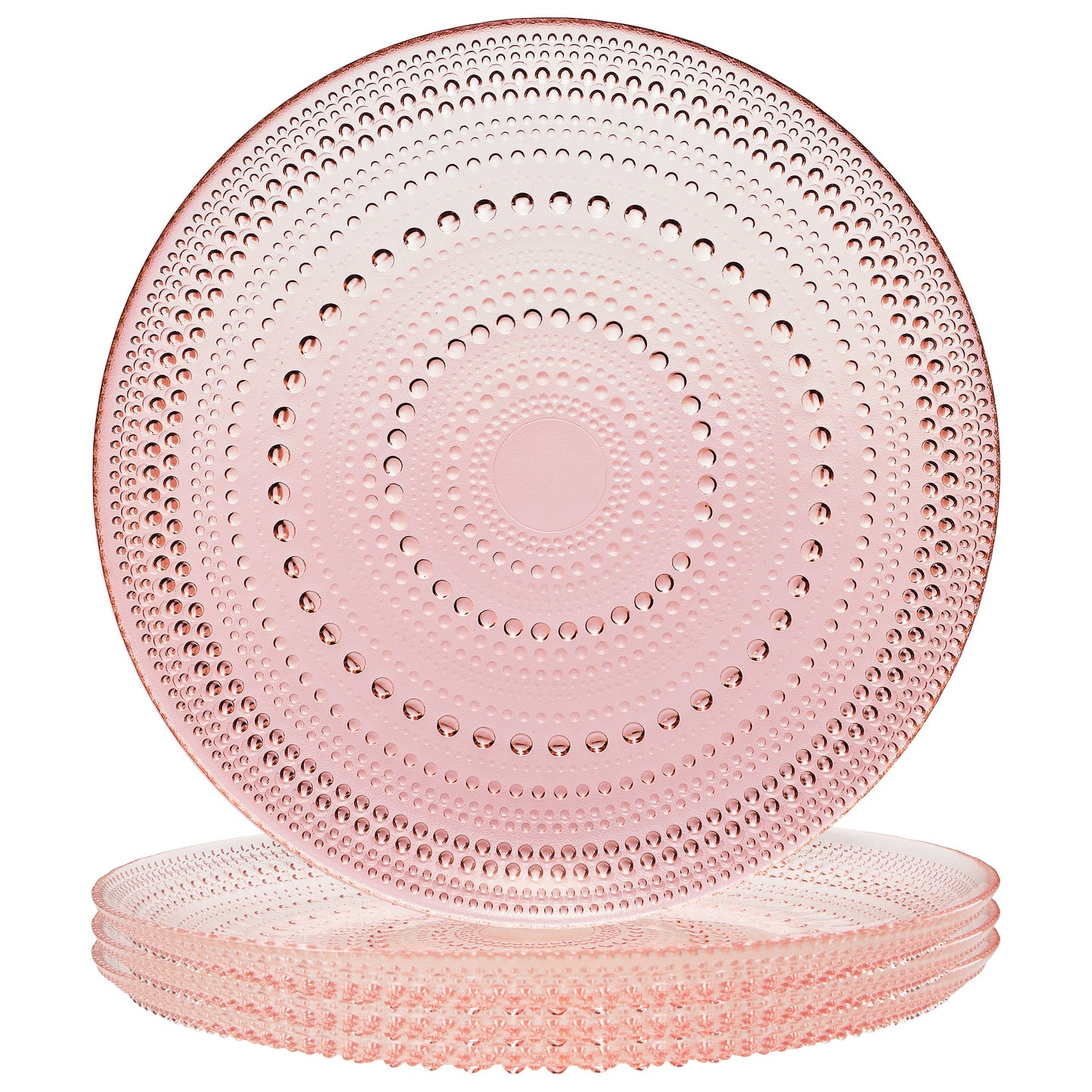 TEEK - Blush Glass Plate Set HOME DECOR TEEK KS