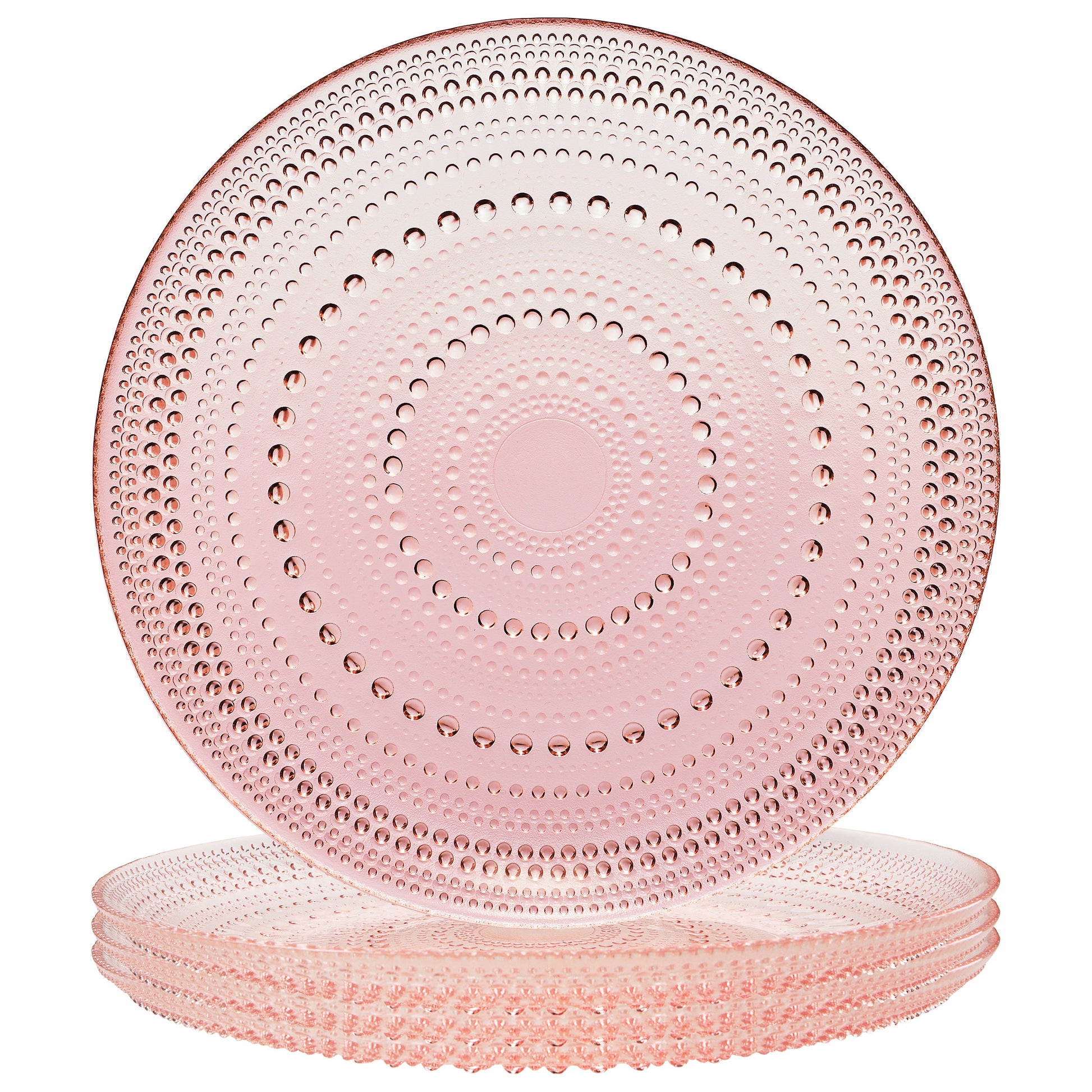 TEEK - Blush Glass Plate Set HOME DECOR TEEK KS