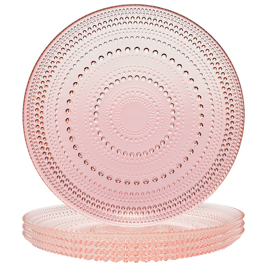 TEEK - Blush Glass Plate Set HOME DECOR TEEK KS