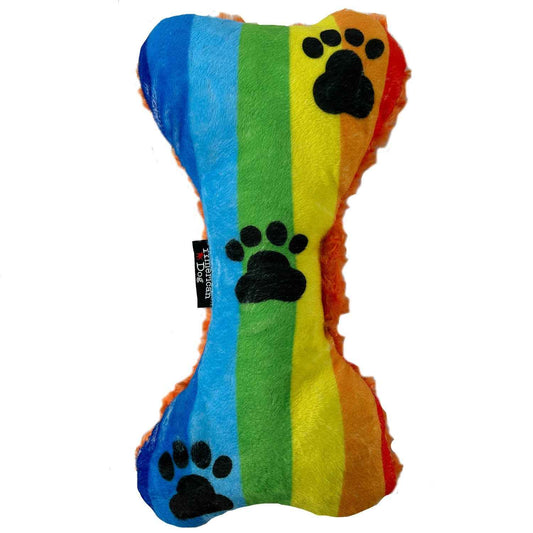TEEK - Rainbow Paw Bone (Fleece) PET SUPPLIES TEEK AD Small