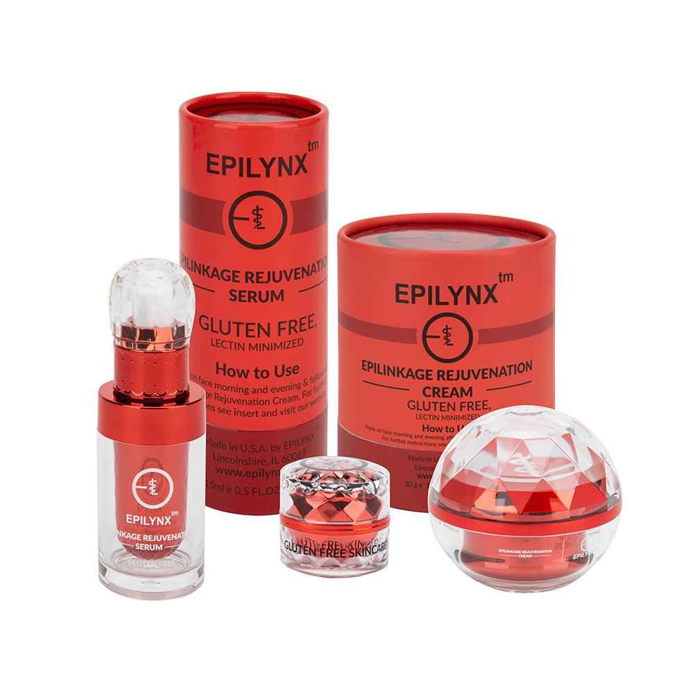 Firming & Brightening Anti-Aging Set – Hyaluronic Acid, Niacinamide & Peptide Complex Face Creams EpiLynx