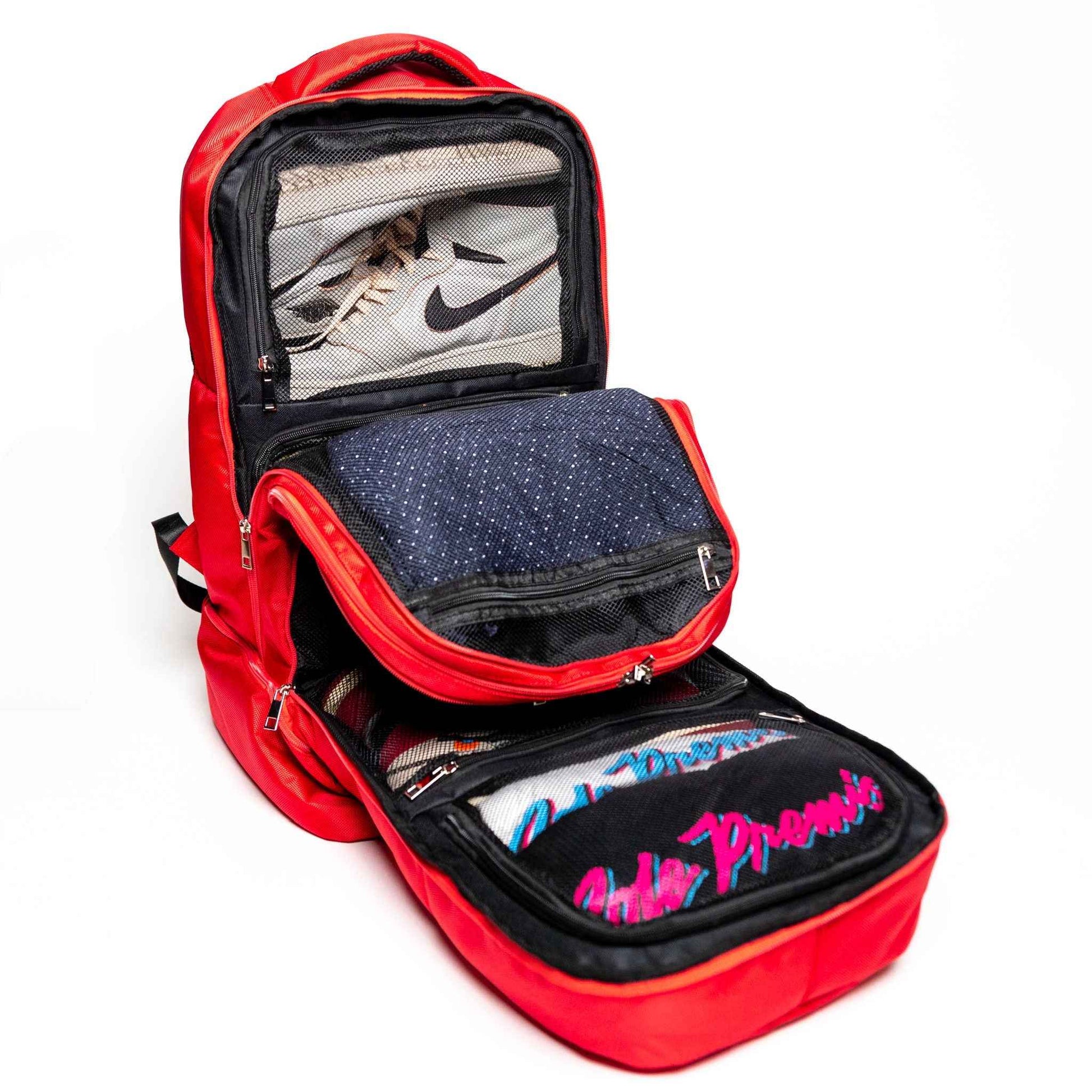 TEEK - Red Polyester Carry-On Patented Backpack (Only 300 Made) BAG TEEK SP