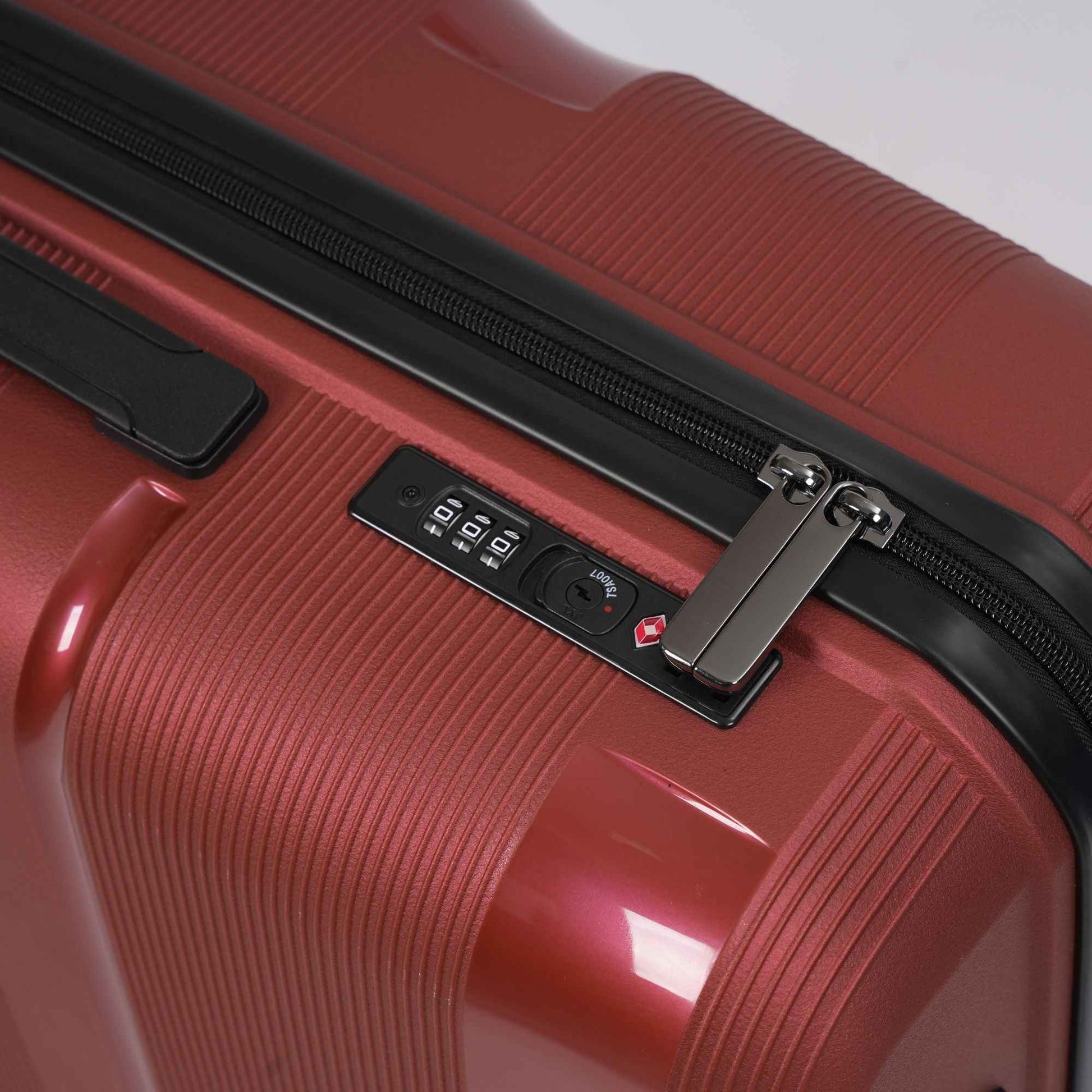 TEEK - 28-inch Red Hardcase Roller Luggage BAG TEEK SP