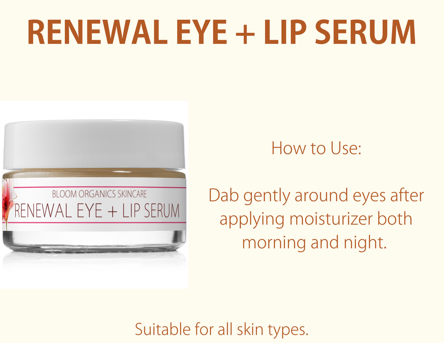 TEEK - Renewal Eye + Lip Serum FACIAL SUPPLIES TEEK BOS