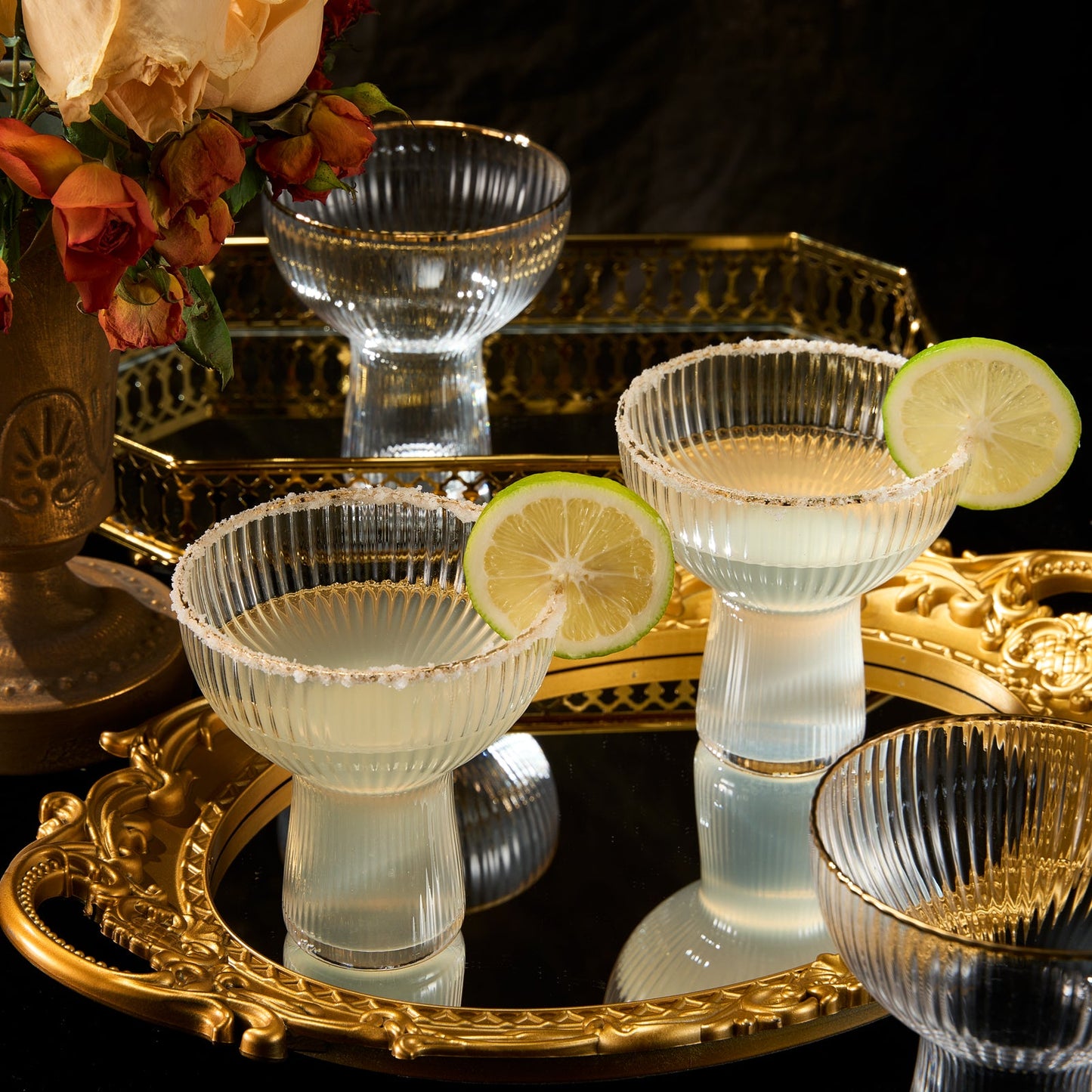 TEEK - Aurelia Margarita Cocktail Glassware Set HOME DECOR TEEK KS