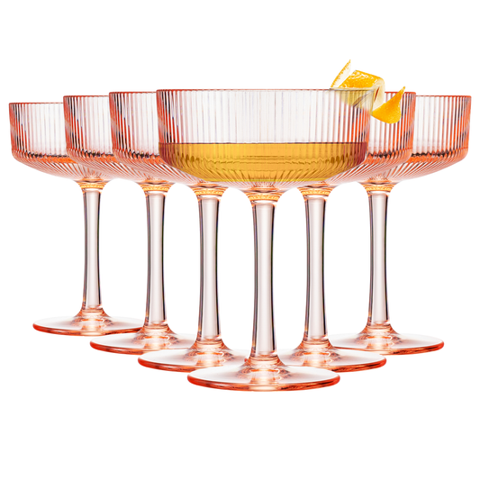 TEEK - Madrid Acrylic Champagne Coupe Cocktail Glassware Set HOME DECOR TEEK KS