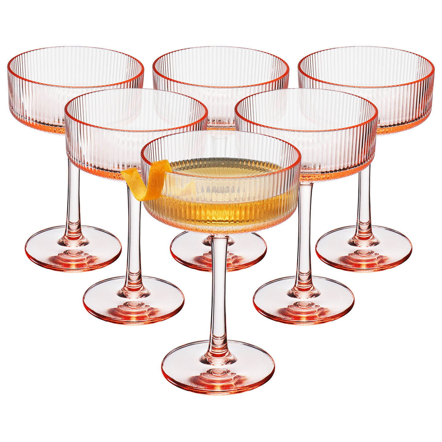 TEEK - Madrid Acrylic Champagne Coupe Cocktail Glassware Set HOME DECOR TEEK KS