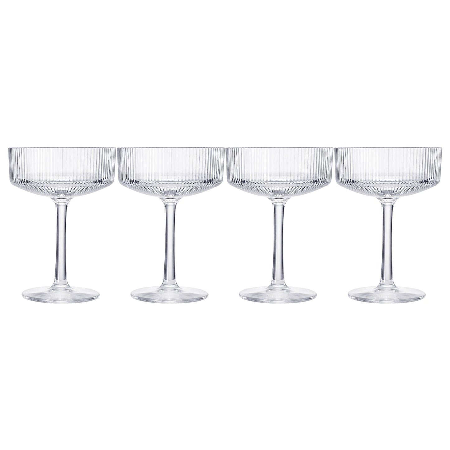 TEEK - Barcelona Acrylic Champagne Coupe Cocktail Glassware Set HOME DECOR TEEK KS