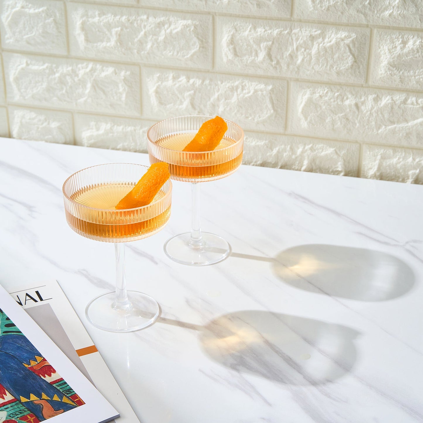 TEEK - Barcelona Acrylic Champagne Coupe Cocktail Glassware Set HOME DECOR TEEK KS