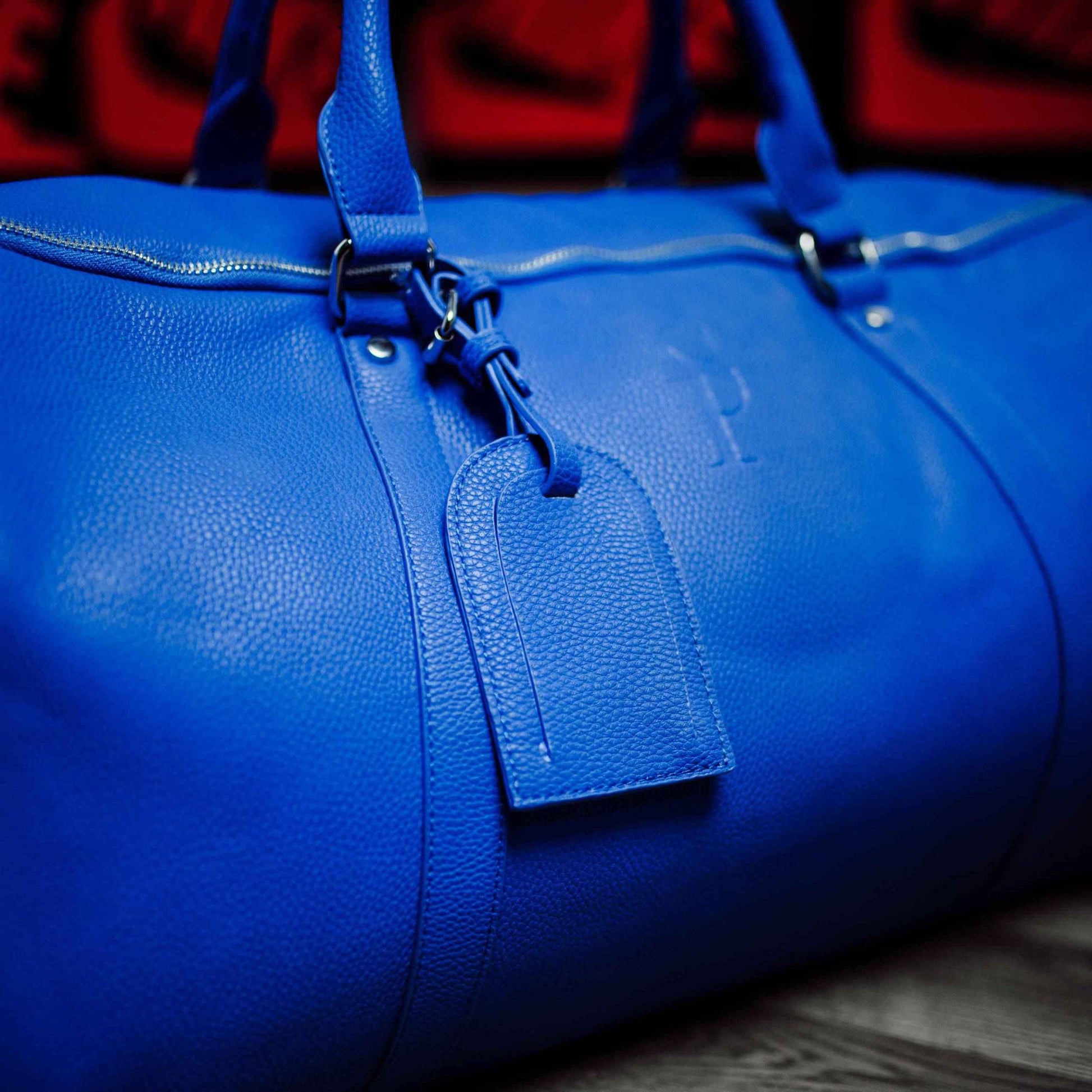 TEEK - Royal Blue Leather Duffle Bag BAG TEEK SP