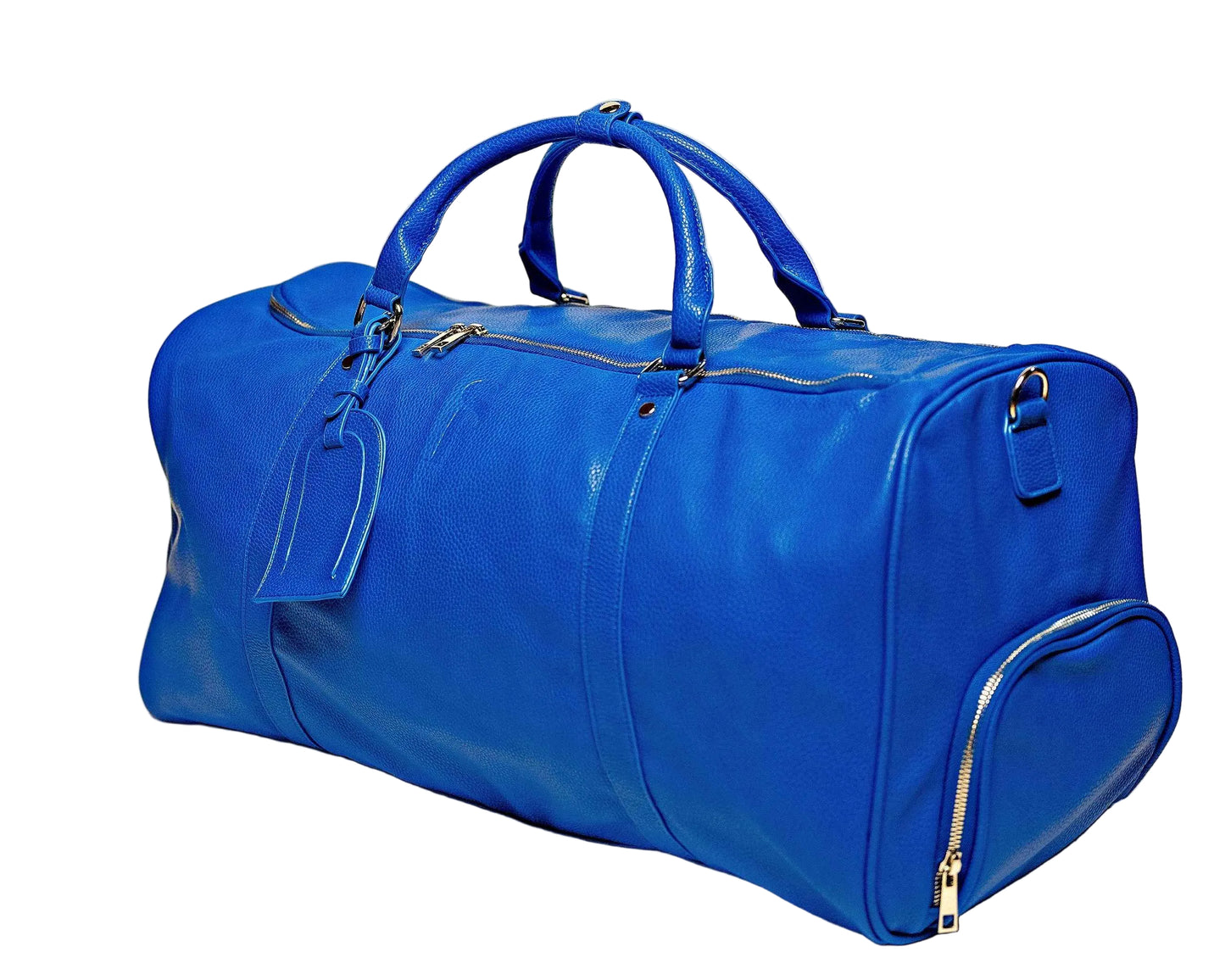 TEEK - Royal Blue Leather Duffle Bag BAG TEEK SP
