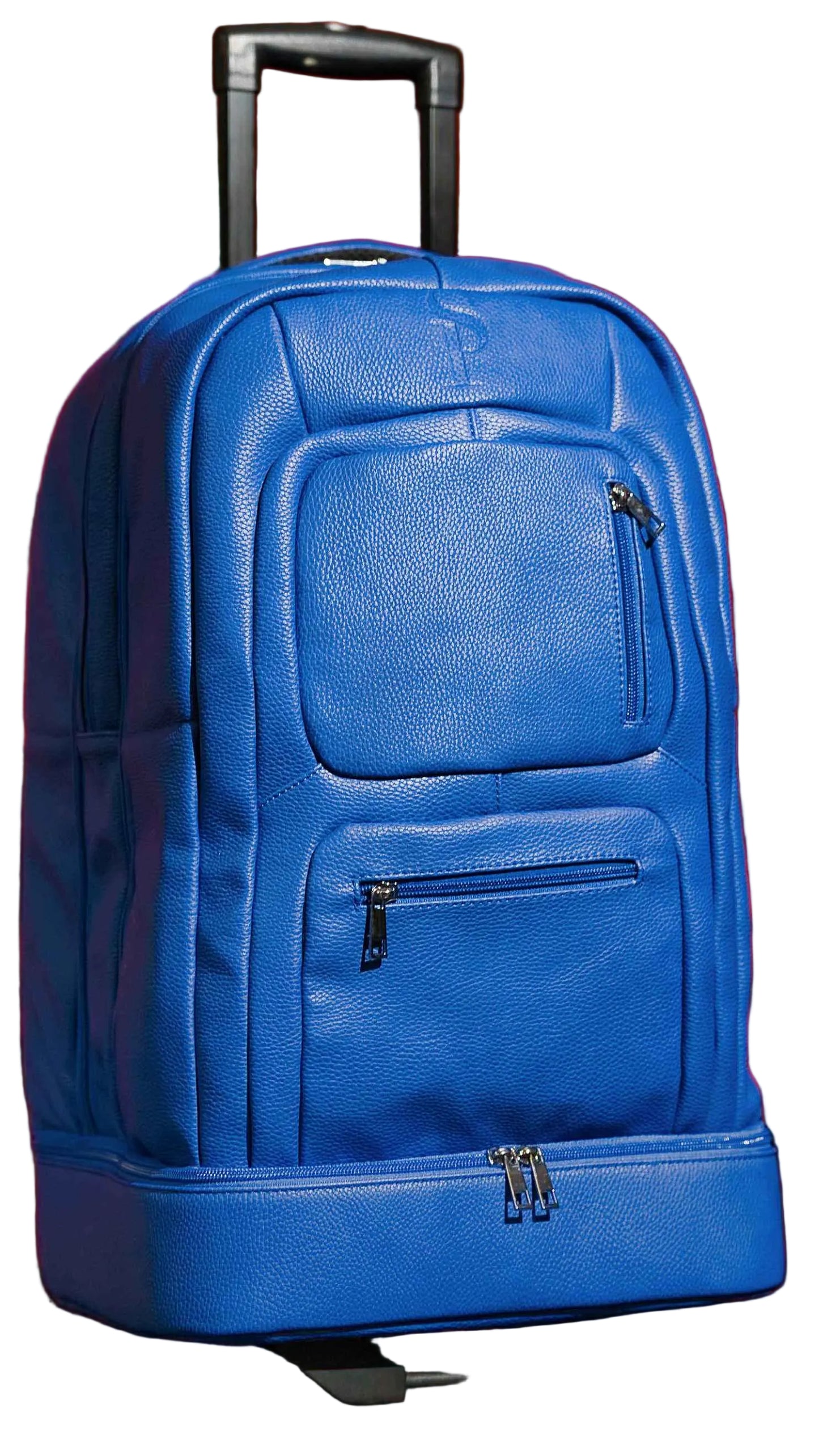 TEEK - Royal Blue Leather Carry-On Roller Bag (Only 150 Made) BAG TEEK SP