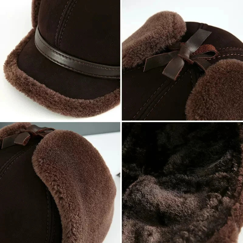 TEEK - Fur Wool Hat Winter Warm Ear Flap Hat HAT theteekdotcom