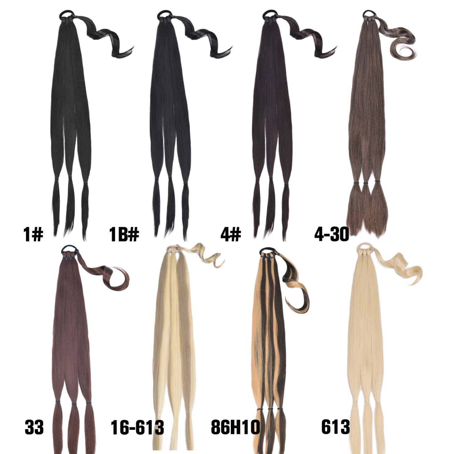 TEEK - 20 Inch Long Braided Synthetic PonytailHair Extension HAIR theteekdotcom
