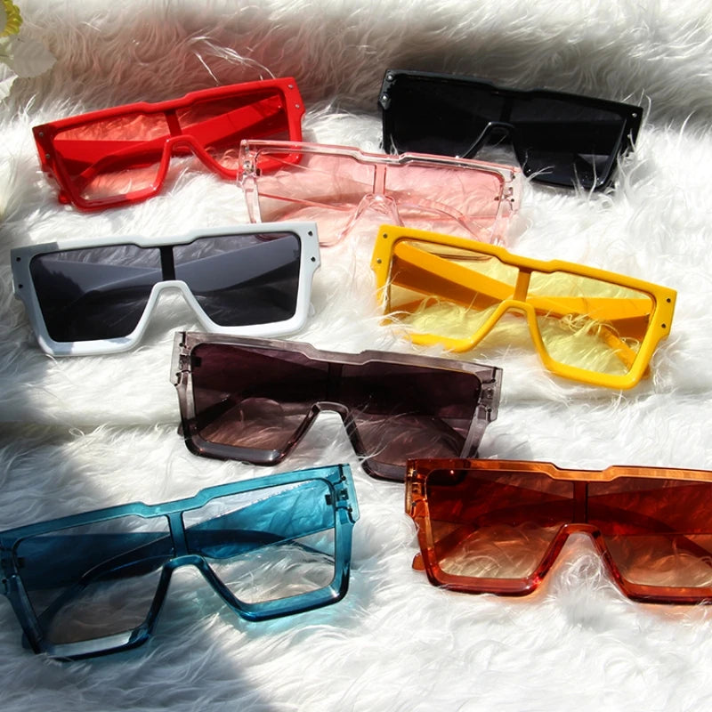 TEEK - Driven Rectangle Vintage Sunglasses EYEGLASSES theteekdotcom