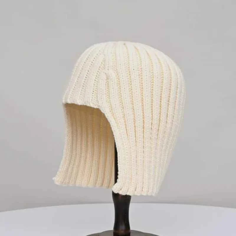 TEEK - Solid Color Knitted Bob Overhead Cap