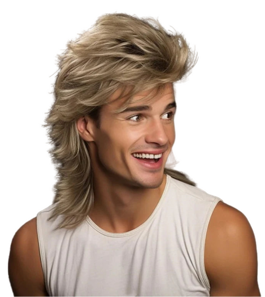 TEEK - Synthetic Mullet Wig HAIR theteekdotcom A1 12INCHES