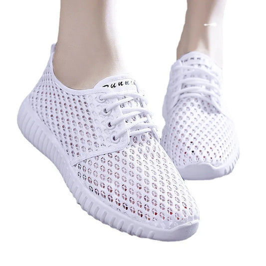 TEEK - Mesh Breathable Lace Up Sneakers SHOES theteekdotcom   