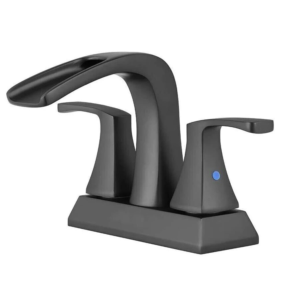 TEEK - 4” Waterfall Bathroom Sink Faucet HOME DECOR theteekdotcom   