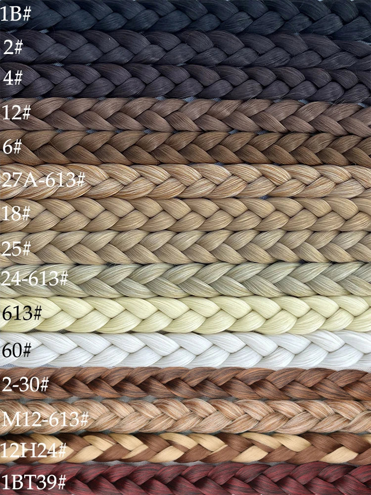 TEEK - 34inches Synthetic Long Braided Ponytail Hair Extensions HAIR theteekdotcom