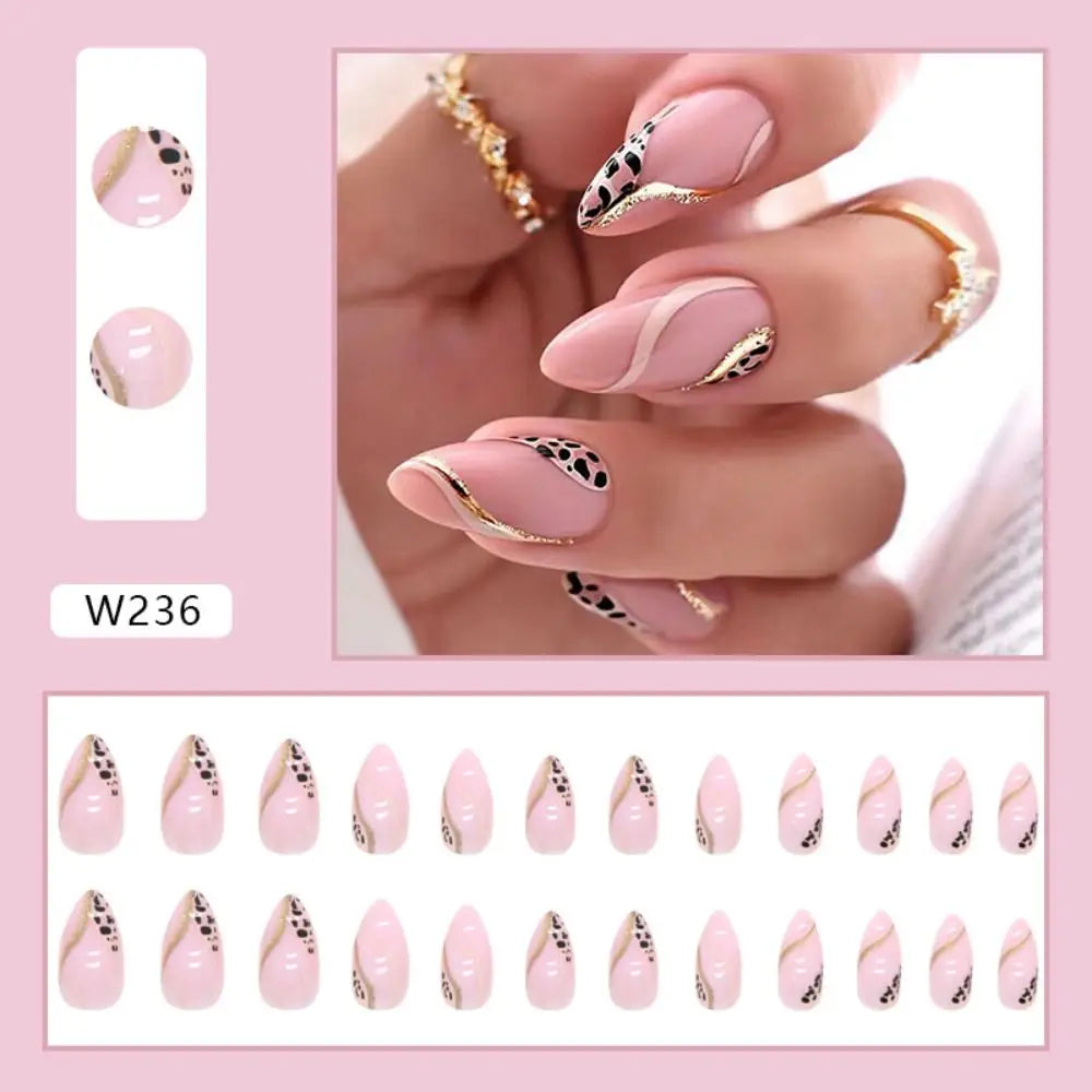 TEEK - 24pcs Shiny and Matte False Nails NAIL ART theteekdotcom W236  