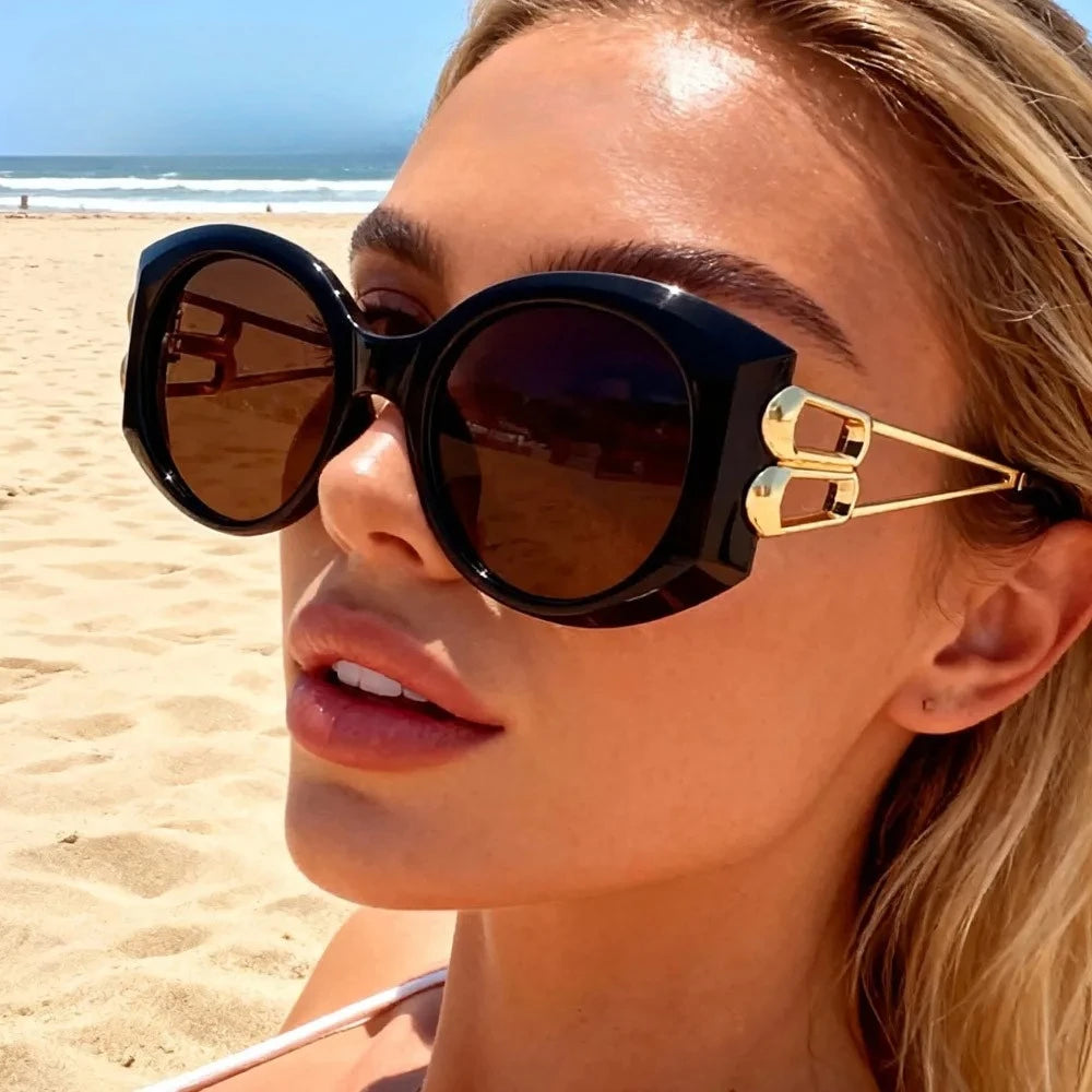 TEEK - Vintage Oversize Sunset Square Sunglasses EYEGLASSES theteekdotcom
