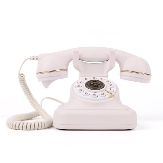 TEEK - Vintage Audio Guest Message Voice Recorder Phone HOME DECOR theteekdotcom White  