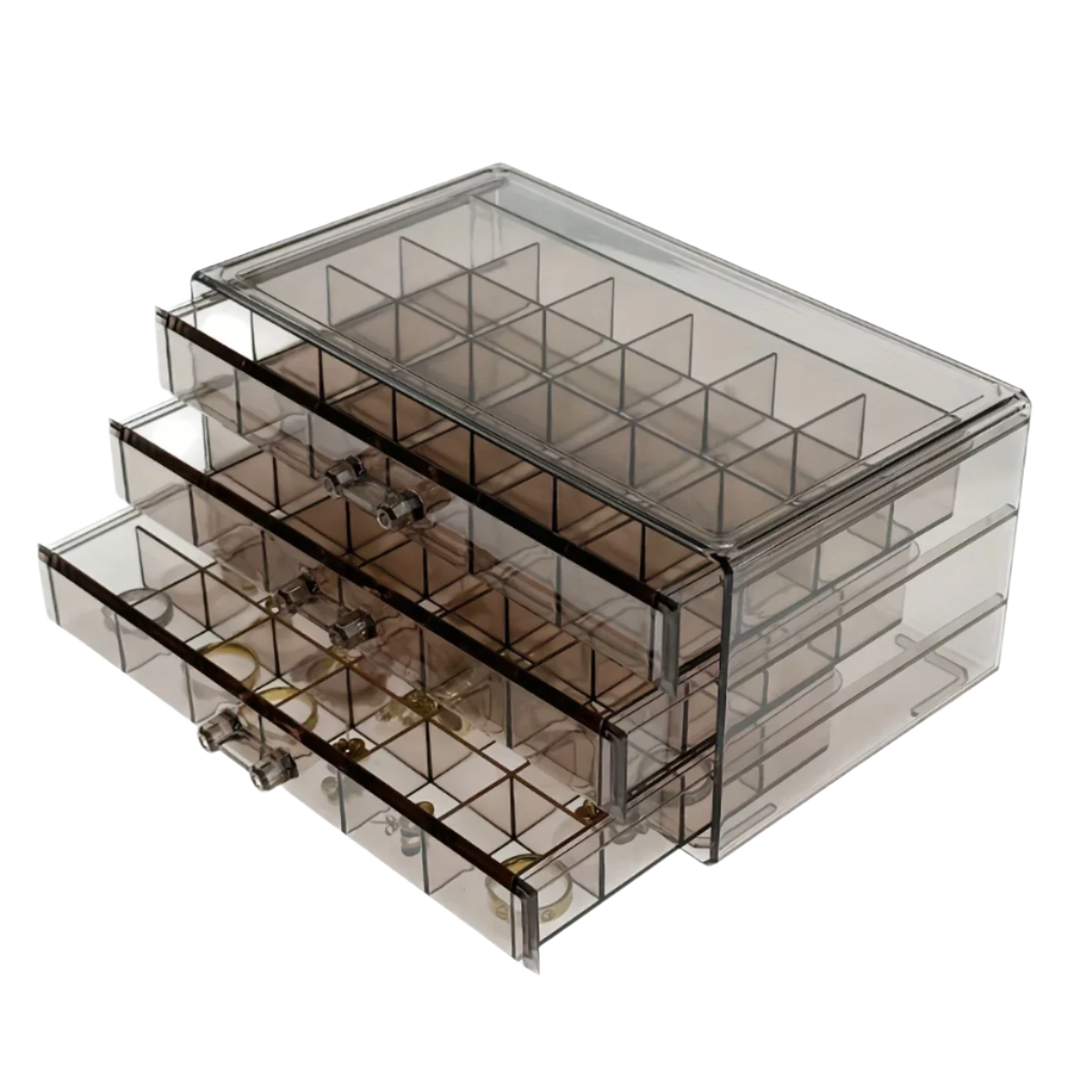 TEEK - 3 Layer 72 Grid Large-Capacity Jewelry Storage Box HOME DECOR theteekdotcom   