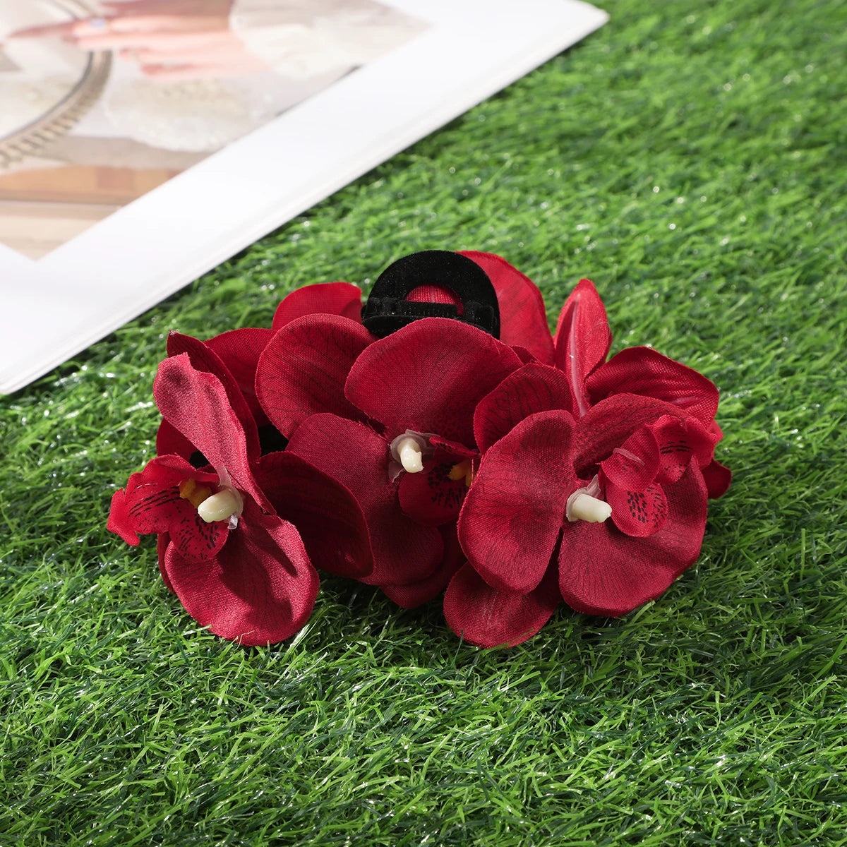 TEEK - Simulated Flowers Hair Clip HAIR CARE theteekdotcom C  