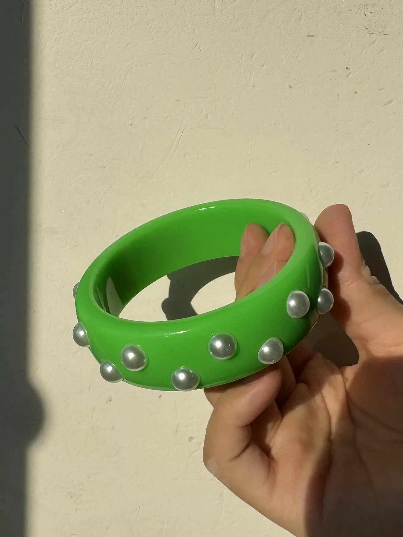 TEEK - Green Scheme Chunky Irregular Texture Bracelet