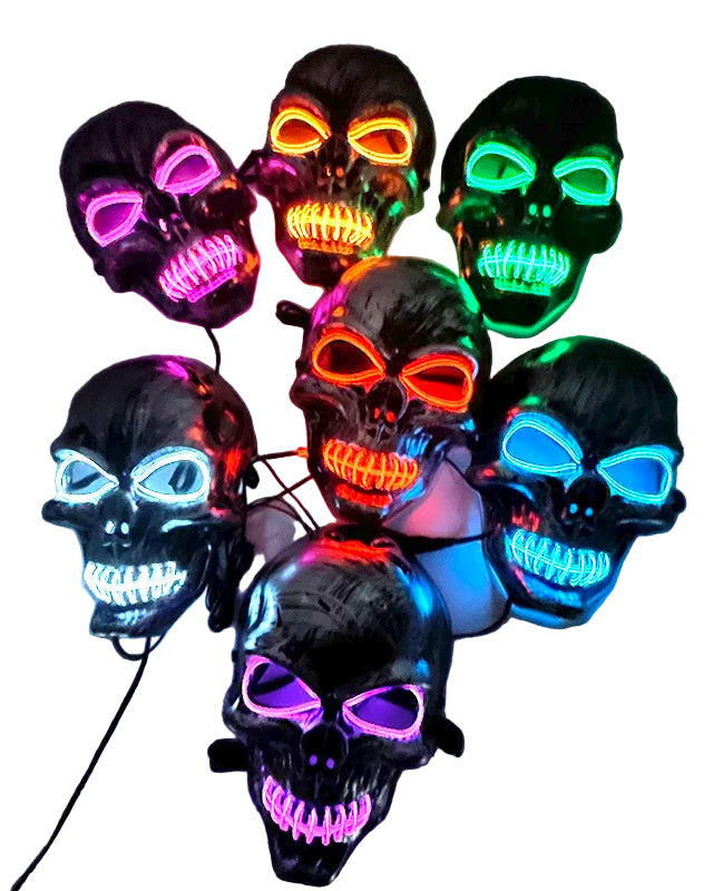 TEEK - Skull Head Luminous Mask COSTUME theteekdotcom